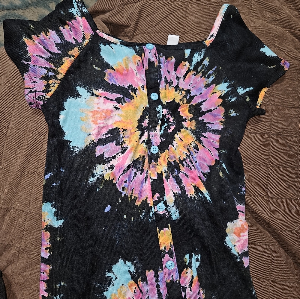 Girls tie dye top